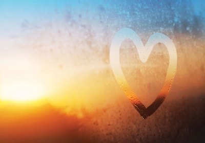 Coeur humidité fenêtre