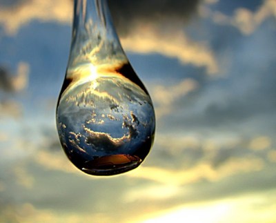 Goutte eau ciel nuages3